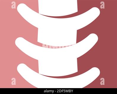 spine bone vector logo icon design Stock Vector