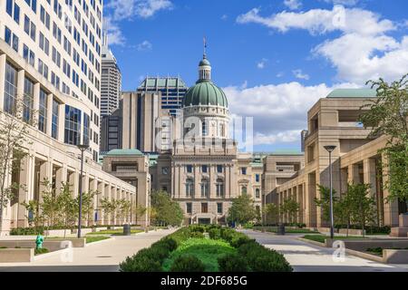 Indiana State Capitol Building in Indianapolis, Indiana, USA. Stock Photo