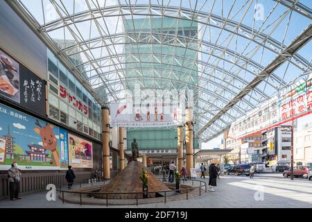 Kintetsu Nara Station, Nara City, Nara Prefecture, Japan Stock Photo