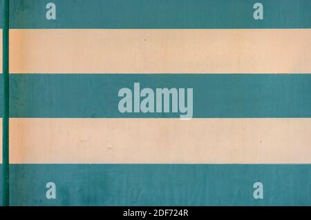 Old striped metal background Stock Photo