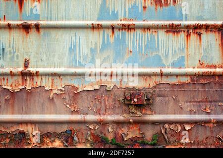 Old rusty metal texture background Stock Photo