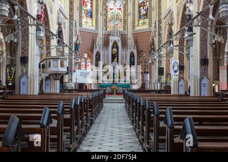 India, Maharashtra, Mumbai, Colaba, Holy Name Cathedral Stock Photo