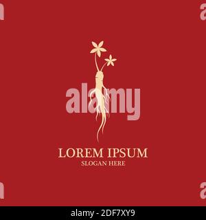 Ginseng icon illustration design vector Stock Vector