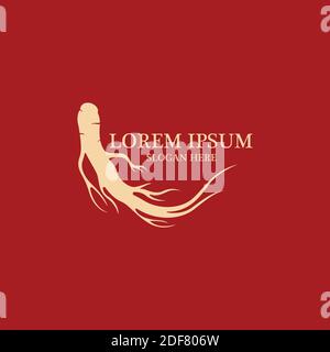 Ginseng icon illustration design vector Stock Vector