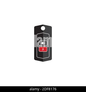 Smart key system vector illustration template design Stock Vector