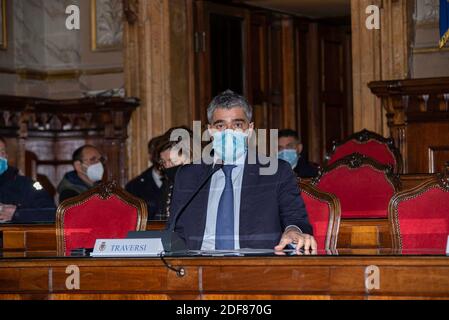 Roma Palazzo Valentini Stock Photo