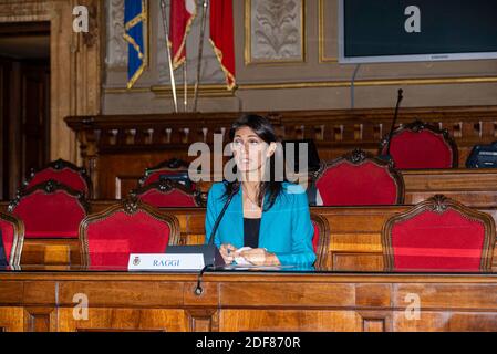 Roma Palazzo Valentini Stock Photo