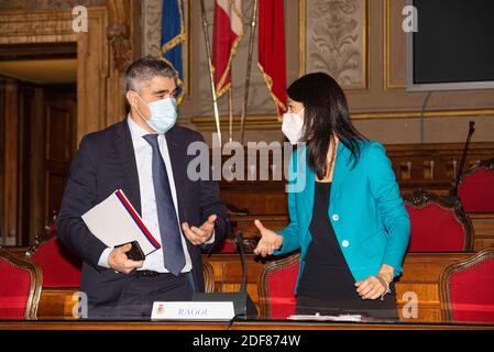 Roma Palazzo Valentini Stock Photo