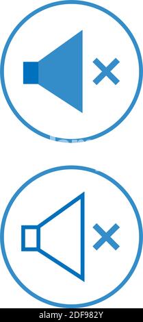 Media player button icon design template Stock Vector