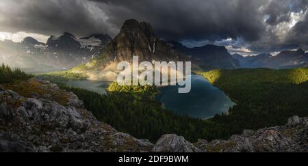 Sunrise at Mount Assiniboine