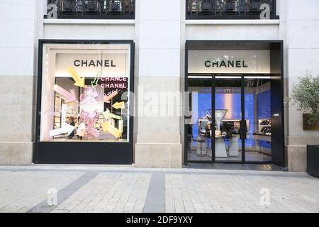 The Chanel store in Paris, off the Champs Elysees. Gorgeous store.