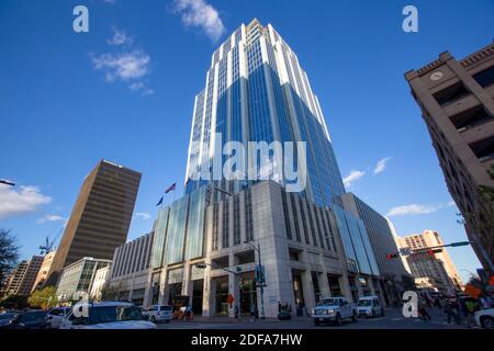 Spring, 2016 - Austin, Texas, USA - Austin Central Street in downtown ...