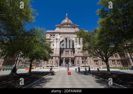 Spring, 2016 - Austin, Texas, USA - Austin Central Street in downtown ...