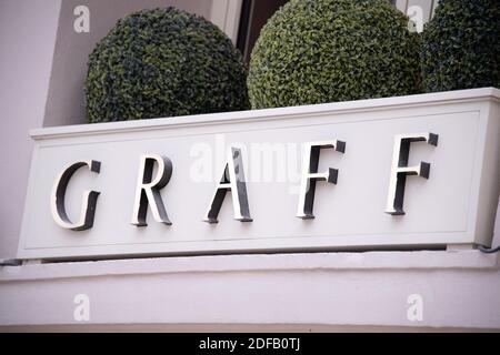 Logo of GRAFF, on June 16, 2020 in Monte-Carlo, Monaco. Photo by David Niviere/ABACAPRESS.COM Stock Photo