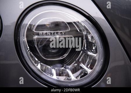 Logo of Bentley, on June 16, 2020 in Monte-Carlo, Monaco. Photo by David Niviere/ABACAPRESS.COM Stock Photo