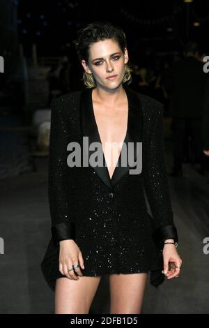 File photo dated May 3, 2018 of Kristen Stewart attends the Chanel Cruise 2018/2019 Collection at Le Grand Palais in Paris, France. Twilight actress Kristen Stewart will play Princess Diana in a new film about the late princess's break-up from Prince Charles, according to reports. Stewart will star in Spencer, set in the early 1990s, which will be scripted by Peaky Blinders creator Steven Knight, Hollywood news sites say. Photo by Laurent Zabulon/ABACAPRESS.COM Stock Photo