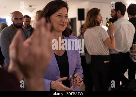 Agnes Buzyn, LRM candidate for mayor of Paris, anounces she lost the second round of the municipal elections. Paris, France, June 28, 2020. Photo by Florent Bardos/ABACAPRESS.COM Stock Photo