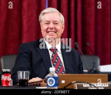 Washington, United States. 03rd Dec, 2020. U.S. Senator Lindsey Graham (R-SC) attends a meeting of the Senate Judiciary Committee. Credit: SOPA Images Limited/Alamy Live News Stock Photo