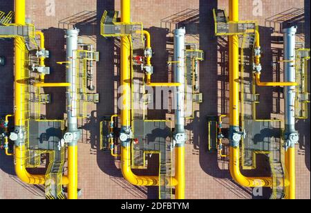 Yongqing, China. 03rd Dec, 2020. The Sino-Russian natural gas pipelines come into service in Yongqing, Hebei, China on 03th December, 2020.(Photo by TPG/cnsphotos) Credit: TopPhoto/Alamy Live News Stock Photo
