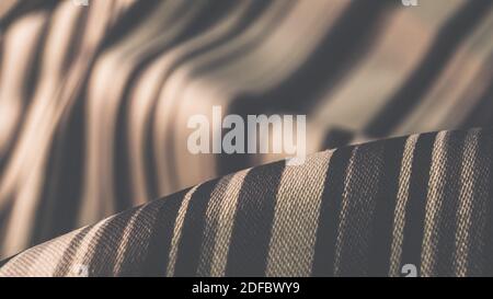 Vintage curvy fabric an lines texture for background Stock Photo
