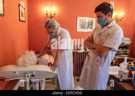 BRETEUIL-SUR-ITON, EURE, NORMANDY, FRANCE, EUROPE Stock Photo