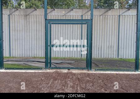 Gate Door At The Yard At The Pieter Baan Centrum The Netherlands 2018 Stock Photo