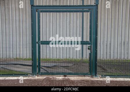 Gate Door At The Yard At The Pieter Baan Centrum The Netherlands 2018 Stock Photo