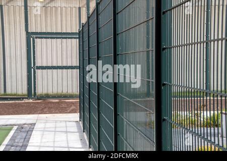 Gate Door At The Yard At The Pieter Baan Centrum The Netherlands 2018 Stock Photo