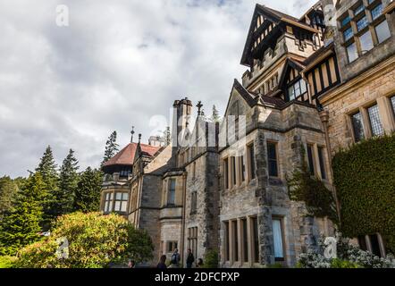 Cragside House, a Victorian country house near Rothbury,England,UK Stock Photo