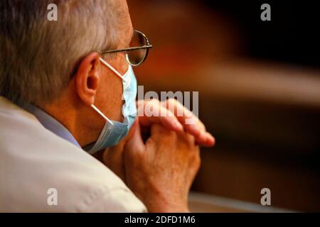 Basilica of our lady of geneva Stock Photo