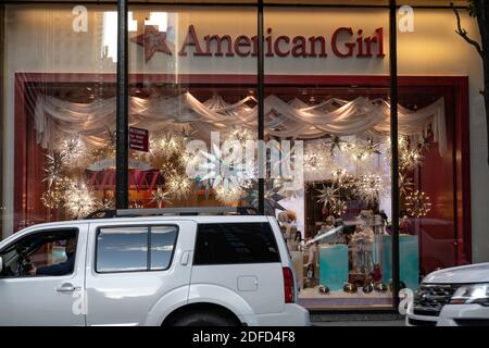 American Girl Store in Rockefeller Center, NYC, USA Stock Photo