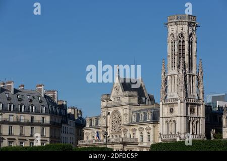 SAINT-GERMAIN L'AUXERROIS CHURCH, (75) PARIS, ILE DE FRANCE, FRANCE Stock Photo