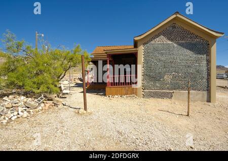 Rhyolite Ghost Town, Nye County, Nevada, USA Stock Photo