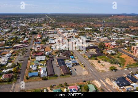 The town of Cobar in the far west of New South Wales, Australia. Stock Photo