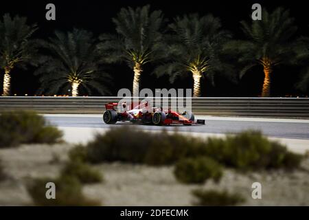 05 VETTEL Sebastian (ger), Scuderia Ferrari SF1000, action during the Formula 1 Rolex Sakhir Grand Prix 2020, from December 4 to 6, 2020 on the Bahrain International Circuit, in Sakhir, Bahrain - Photo Florent Gooden / DPPI / LM Stock Photo