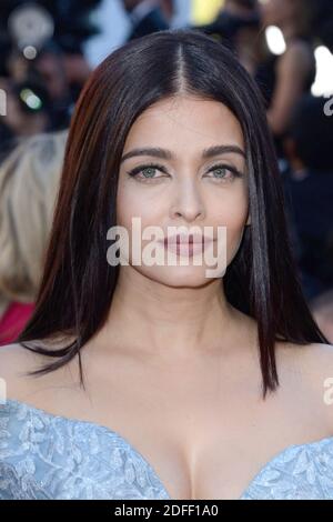 File photo dated May 19, 2017 of Aishwarya Rai attending the Okja Screening as part of the 70th Cannes Film Festival in Cannes, France. Aishwarya Rai Bachchan has been taken to hospital after testing positive for Covid-19 earlier this week. The Indian actress, a former Miss World and one of Bollywood's most famous faces, is being treated at Mumbai's Nanavati Hospital, it was reported. her daughter Aaradhya has also been taken to hospital. Photo by Aurore Marechal/ABACAPRESS.COM Stock Photo