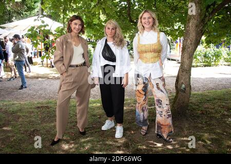 Ana Neborac, director Anna Cazenave Cambet and actress Tallulah Cassavetti attend the De l or pour les chiens Photocall during the13th Angouleme French-Speaking Film Festival on August 29, 2020 in Angouleme, France.Photo by David Niviere/ABACAPRESS.COM Stock Photo