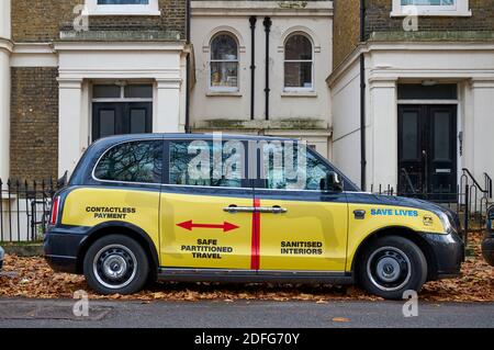 Covid-19 safe London Taxi
