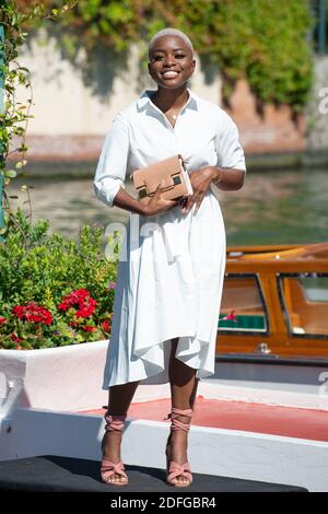 Tia Taylor arriving at the Excelsior as part of the 77th Venice Film Festival in Venice, Italy on September 09, 2020. Photo by Aurore Marechal/ABACAPRESS.COM Stock Photo