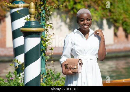 Tia Taylor arriving at the Excelsior as part of the 77th Venice Film Festival in Venice, Italy on September 09, 2020. Photo by Aurore Marechal/ABACAPRESS.COM Stock Photo