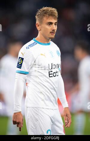 Valentin Rongier of Olympique de Marseille in action during the Ligue 1 match between Paris Saint Germain and Olympique de Marseille at Parc des Princes, on September 13, 2020 in Paris, France. PSG was defeated 0-1. Photo by David Niviere/ABACAPRESS.COM Stock Photo