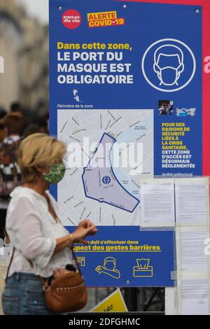 Dailylife in Bordeaux under Covid crisis on 15 September 2020. Photo by Thibaud Moritz/ABACAPRESS.COM Stock Photo
