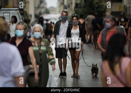 Dailylife in Bordeaux under Covid crisis on 15 September 2020. Photo by Thibaud Moritz/ABACAPRESS.COM Stock Photo