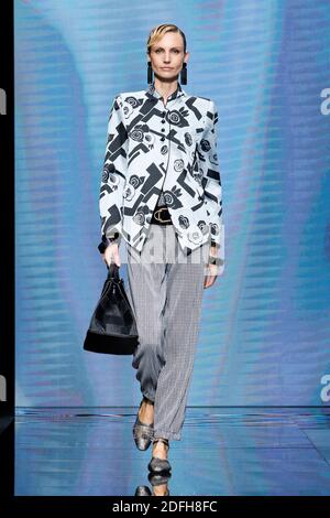 Giorgio Armani Prive Couture Fashion Show, Collection Spring Summer 2014  presented during Paris Fashion Week. Runway look # 0013 – NOWFASHION