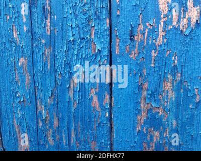Shabby Wood Background. blue grunge wood texture, vintage wood Stock Photo