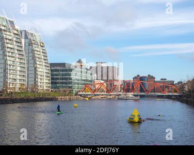 Media city - Salford Quays Manchester Stock Photo