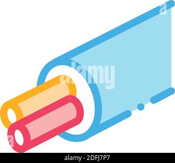 optical fiber cords icon vector glyph illustration Stock Vector Image ...