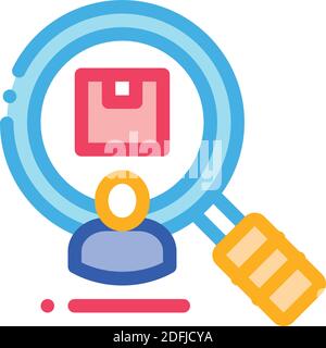 research product for buy color icon vector illustration Stock Vector