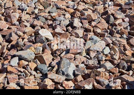 Granite rocks background Stock Photo