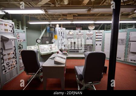 Launch Control Room at the Titan Missile Museum, Tucson, Arizona Stock Photo
